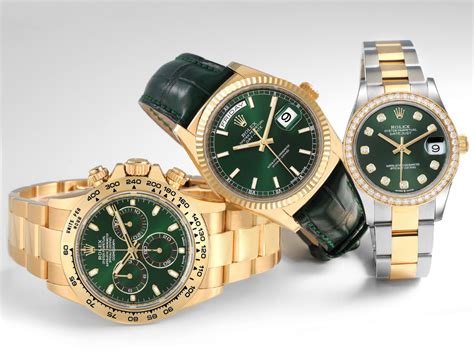 green leather rolex watch|Rolex watches for men green.